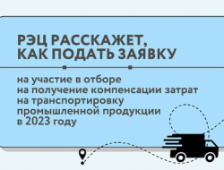 Российский экспортный центр расскажет, как подать заявку на участие в отборе на получение компенсации затрат на транспортировку промышленной продукции